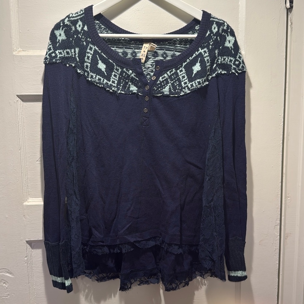 NWT Free People Cabin In The Woods Thermal